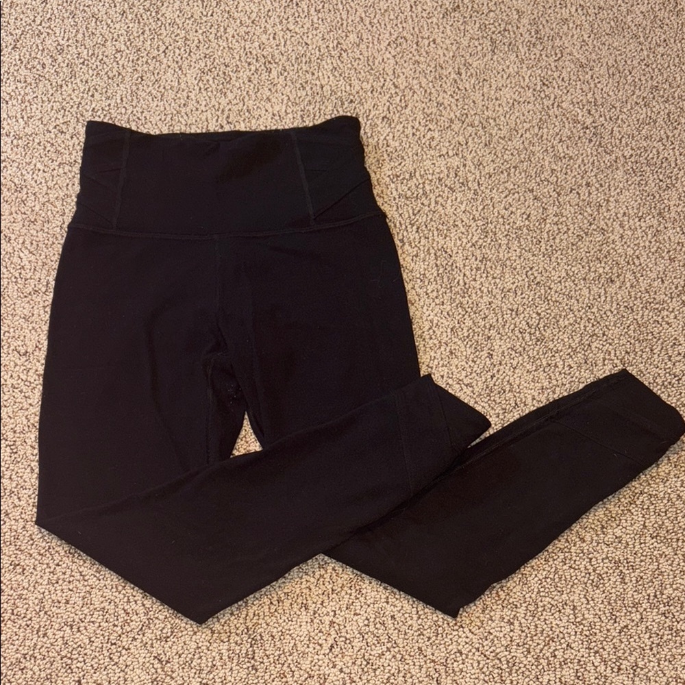 Athleta Black Leggings Full Length High Waist